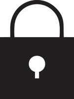 Lock security icon symbol vector image. Illustration of the key secure access system vector design. EPS 10