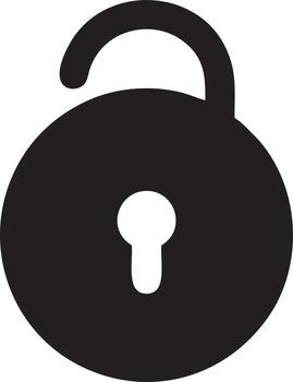 Lock security icon symbol vector image. Illustration of the key secure access system vector design. EPS 10