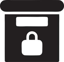 Lock security icon symbol vector image. Illustration of the key secure access system vector design. EPS 10