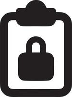 Lock security icon symbol vector image. Illustration of the key secure access system vector design. EPS 10