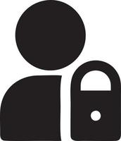 Lock security icon symbol vector image. Illustration of the key secure access system vector design. EPS 10