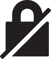 Lock security icon symbol vector image. Illustration of the key secure access system vector design. EPS 10