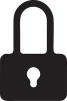 Lock security icon symbol vector image. Illustration of the key secure access system vector design. EPS 10