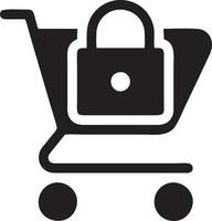 Lock security icon symbol vector image. Illustration of the key secure access system vector design. EPS 10