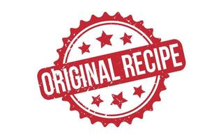 Original Recipe Stamp Seal Vector Illustration