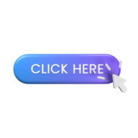 Click here button 3D illustration png