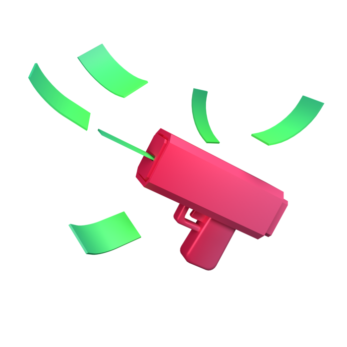 Money Gun PNGs for Free Download