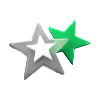 Superstar Symbol Star gestalten 3d Illustration png