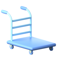 carrello 3d icona illustrazione png