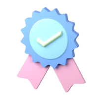 Verified 3D Icon Illustration png