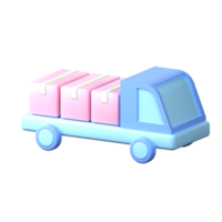 Delivery 3D Icon Illustration png