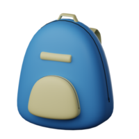 sac 3d icône illustration png