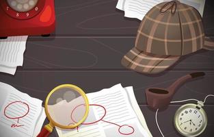 Detective Workspace Background vector