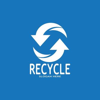 Recycle Icon - Recycling Symbol Reuse Vector Graphics Logo