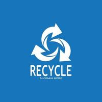 reciclar icono - reciclaje símbolo reutilizar vector gráficos logo