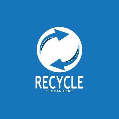 Recycle Icon - Recycling Symbol Reuse Vector Graphics Logo