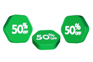 bundle of shape discount percentage sign icon  green color png