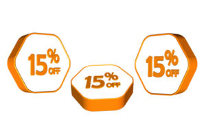 bundle of shape discount percentage sign icon white gold color png