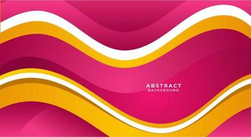 Pink with yellow creative business background vector