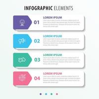 Business data visualization. Process chart. Abstract elements of graph, diagram with steps, options, parts or processes. Vector business template for presentation. Creative concept for infographic.