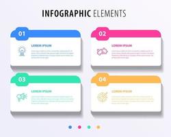 Business data visualization. Process chart. Abstract elements of graph, diagram with steps, options, parts or processes. Vector business template for presentation. Creative concept for infographic.