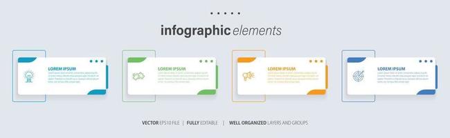 Vector infographic template