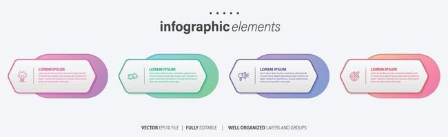 plantilla de infografía vectorial vector