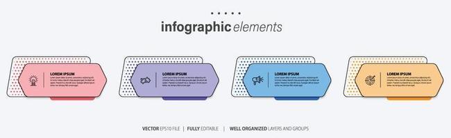 Vector infographic template