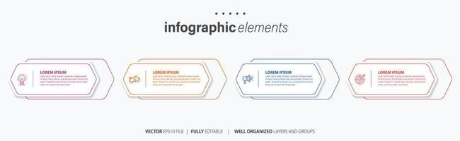 Infographic elements data visualization vector