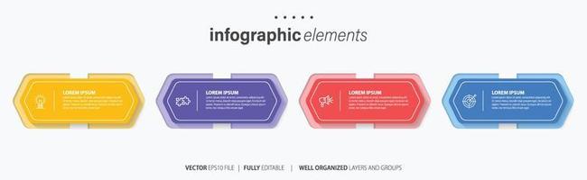 Vector infographic template