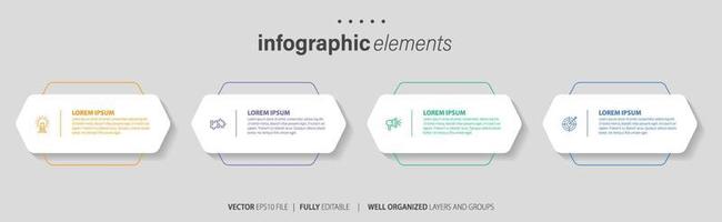 infografía elementos datos visualización vector