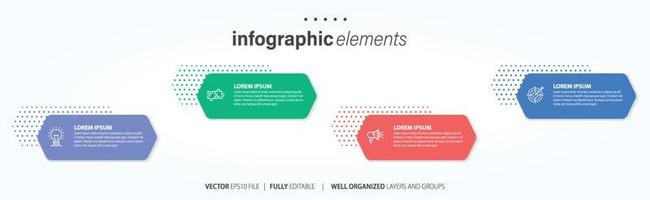 Vector infographic template