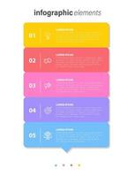 Vector infographic design template with 4 options or steps