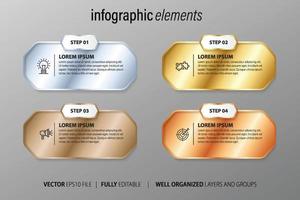 infografía diseño elementos para tu negocio vector ilustración. eps10