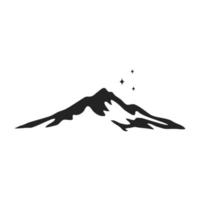mountain icon and logo vector