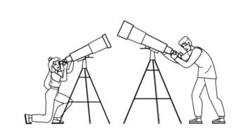 Mira mediante telescopio vector
