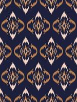 Abstract ethnic fabric pattern retro background with flow. seamless pattern ikat. vector