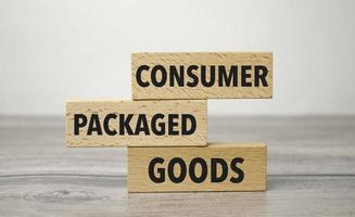 consumer packaged goods , business, financial concept. For business planning photo