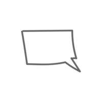 chat bubble and conversation icon vector