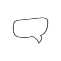 chat bubble and conversation icon vector