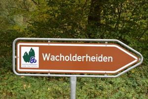 Sign to nature reserve Wachholderheiden photo