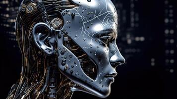 The Next Generation Cyborg Android. photo
