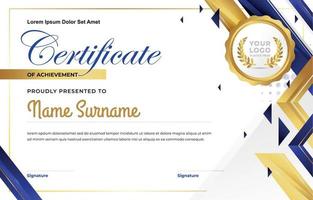 Professional Certificate Template vector