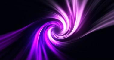 Abstract purple orange swirl twisted abstract tunnel from lines background photo