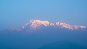 Beautiful view of Annapurna mountain range , Nepal photo