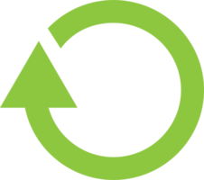 The eco icon for ecology or recycle concept png