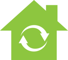 The eco icon for ecology or recycle concept png