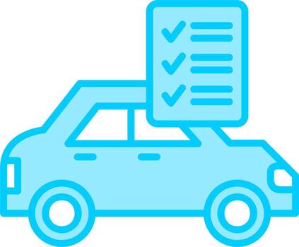 Car Checklist Vector Icon
