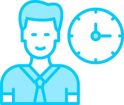 Work Time Vector Icon