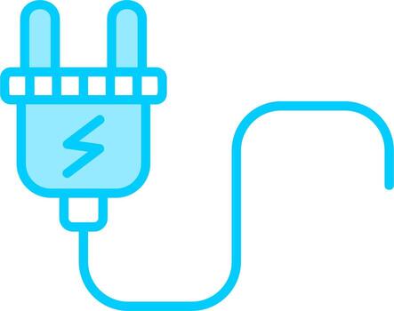 icono de vector de enchufe